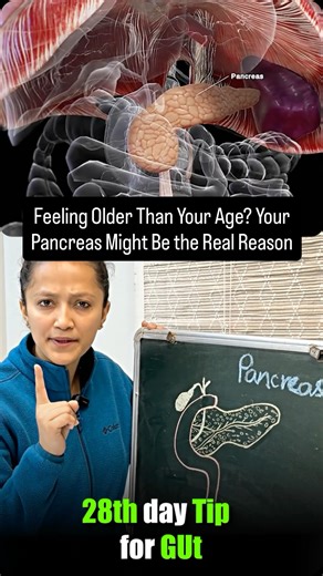 Nabhi Setting on Instagram: "Feel older than your actual age? It’s not your age, it’s your pancreas. Fix the root, not just the symptoms."