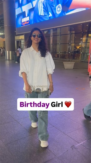 Our birthday girl Keerthy Suresh spotted at the airport in a cool and casual look! ✨ #keerthysuresh #happybirthday #bollywood #bollywoodnow | Bollywood Now