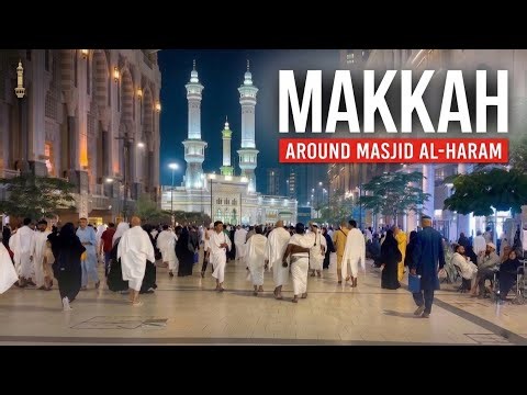 MAKKAH, Saudi Arabia 🇸🇦 Around Masjid al-Haram | 4K Walking Tour