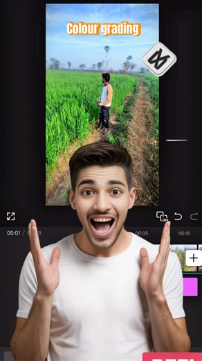 Colour grading #capcut ✅