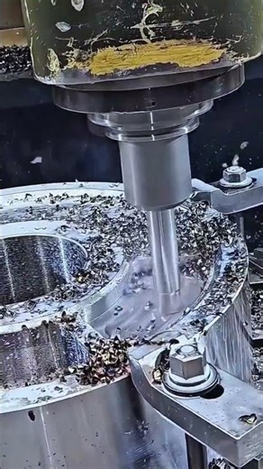 CNC milling mastery: From block to perfect components 🛠️#fyp #cnc #cncmill #cncmachining #factory