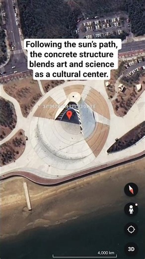 Sun Dials 🌞 on Google Earth 169 #googleearth #maps #architecture #sundials