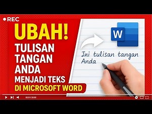 TRANSFORM YOUR HANDWRITING INTO TEXT IN MICROSOFT WORD - HERE'S HOW ‼️