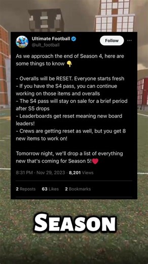 NEW UF INFO ℹ️ #uf #roblox #ultimatefootball #news