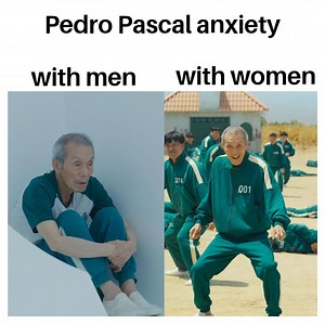 With Men and With Women | Pedro Pascal's Anxiety Touching