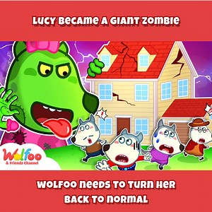 Oh No! A Giant Zombie is Coming 🧟‍♀️😭 #WOANETWORK #Wolfooseries #Wolfoo #cartoonforkids | Wolfoo Series