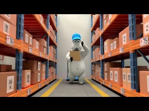 Bernard Bear | Backkom at Amazon Warehouse picker and More | Funny Bernard Videos Cartoons
