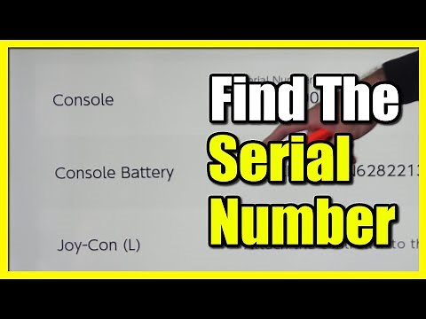 How to Find the Serial Number on your Nintendo Switch (Fast Tutorial)