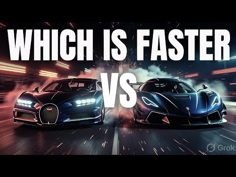 Which Car Wins? 😳 Bugatti vs Koenigsegg Speed Test
