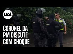 Castello Branco: PM de SP usa bombas de gás e jatos d'água para desbloquear via1