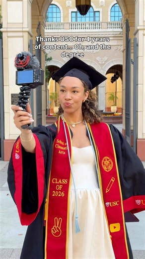 It’s Crazy I Filmed ALL 4 YEARS of College… 😳🎓 #graduation #usc #graduate #collegevlog #college