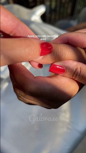 A tutorial on how to apply semi cured gel nail strips at home