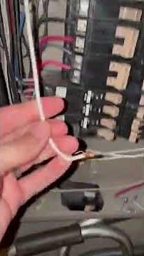 Changing regular breaker to Gfci breaker #electrician #howto #diy #apprentice #construction