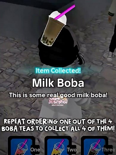How to get 4 boba tea accessories for free in Roblox!|| VERY EASY!🧋|| #roblox #robloxtutorial #boba