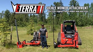 5.4K views · 18 reactions | The Eterra Sickle Bar Mowers are designed to perform. They are loaded with features and attention-to-detail to ensure efficient, effective mowing in all conditions. Hydraulic lift, angled mowing for inside ditches and along roadways, electrical controls and models available for Skid Steers, CTLs and Mini Skid Steers. Watch the video and see what sets these attachments apart! | Skid Steer Solutions | Facebook