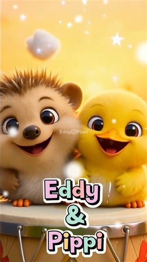 ❤️Hedgehog and Chikki❤️Eddy and Pippi animation cute #cartoon #3danimation #animationshorts #shorts