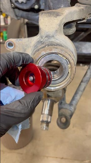 Grease your wheel bearings