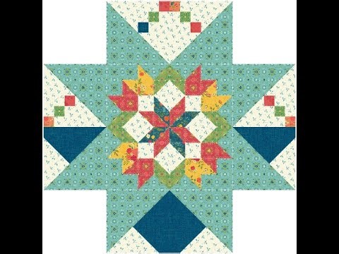 Baskets & Blooms: Block 2 Large Star points