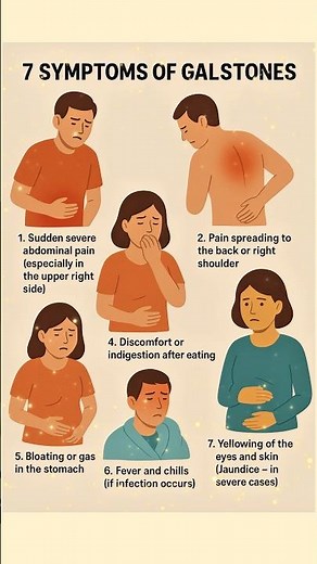 👉 "Gallstones Symptoms .7 Warning Signs You Shouldn’t Ignore #Gallstones #Gallbladder #HealthTips