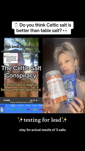 theres heavy metals in EVERYTHING. Heavy Metal Detox protocol of how to prep the body is at my 🔗 #salt #health | 𝔦𝔡𝔞𝔥𝔬𝔩𝔦𝔰𝔱𝔦𝔠