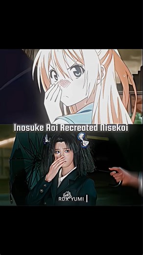 Inosuke & Aoi Recreated Nisekoi 💙🔥 #cosplay #demonslayer