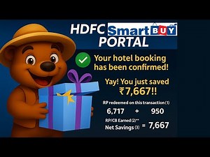 📍 How to Book Hotels via HDFC SmartBuy Portal & Redeem Reward Points | Maximize HDFC Credit Card