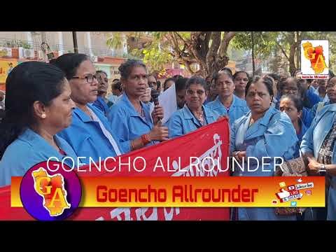 All India Anganwadi Workers' federation AITUC demands to Govt. #video ‪@GOENCHOALLROUNDER‬