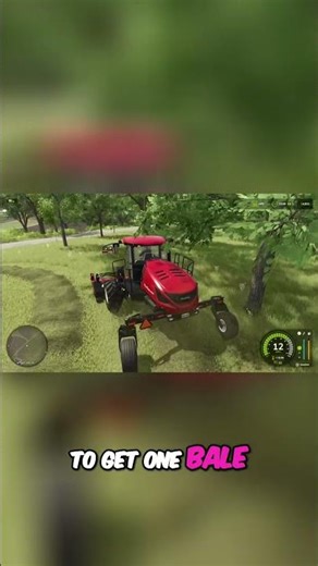 One Bale of Hay: Harvesting the Field #shorts