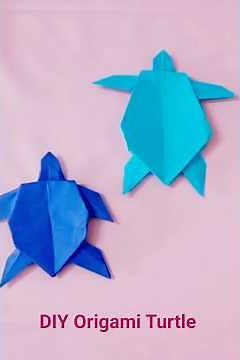 DIY Origami Turtle 🐢|Simple & Cute Origami Turtle Tutorial #OrigamiArt #PaperCraft #OrigamiTurtle