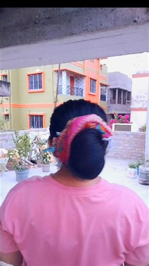 Layer bun secure with scarf🧣 #shorts #haircare #hairstyle #hair #fyp