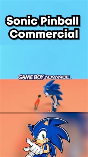Japanese Sonic Pinball commercial 🦔 #sonic #nintendo #gameboy | Cakehoarder