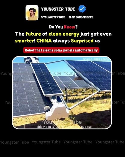 ⚙️ China Just Made Solar Power WAY Smarter With This Genius Robot! 🤖🌍 #tech #socialmedia