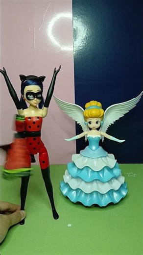 Transforming miraculous ladybug and Cinderella