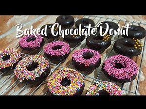 Baked Chocolate Donut Cake || How to make Chocolate Donut Recipe || Moist Donut Cake