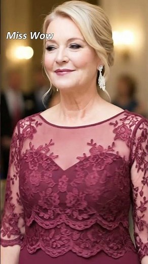 Must-See Burgundy Mother of The Bride Dresses: Wine Color Formal Outfits for Moms
