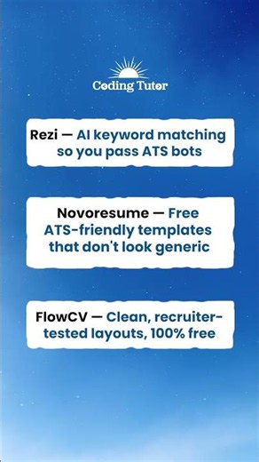 free resume tools that actually work in 2026.