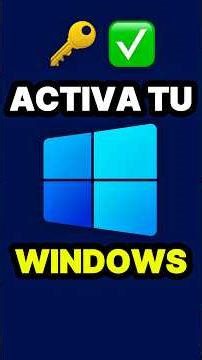 ¿COMO ACTIVAR WINDOWS FÁCILMENTE? #windows #apps #programa #soluciones #tecnologia