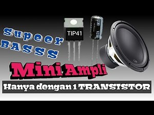 HOW TO MAKE A 5 VOLT Mini Amplifier