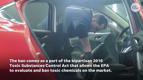 Environmental Protection Agency bans cancer-causing chemicals in dry cleaning, glue and degreasers