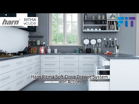 HARN RITMA Soft Close Drawers - See Them In Action In FIT's Christchurch Showroom