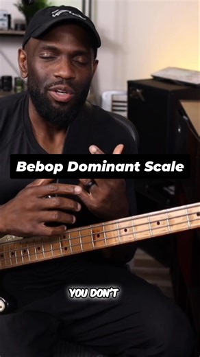 359K views · 6.5K reactions | The Bebop Dominant Scale = Mixolydian Scale + one passing tone (natural 7) which makes it an 8-note scale (1 – 2 – 3 – 4 – 5 – 6 – b7 – 7) Try it out for yourself, Gonna feel weird at first, but its on e of my favorites! 蘭 #daricsbasslessons Study with me as soon as today! link in bio | Daric's Bass Lessons | Facebook