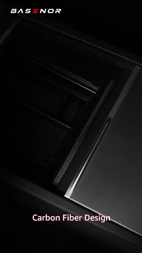 BASENOR Tesla Model 3/Y Center Console Organizer Tray 2024-2026 #teslacenterconsoleorganizer #basenortray #model3organizertray #modelystoragetray #teslamodel3highlandaccessories #modelyjuniperconsoletray #scratchresistantorganizer #antislipconsoletray