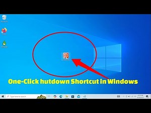 How to add Shutdown to the Taskbar on Windows 10/11 | How to Instantly Shut Down Windows Using CMD |