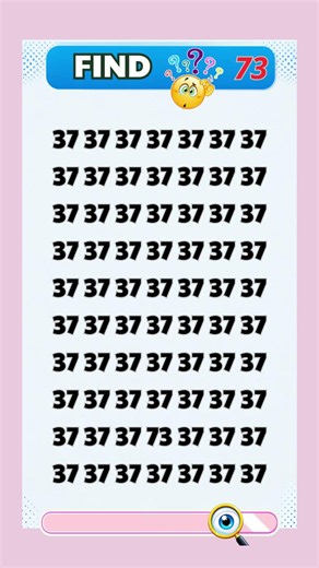 Spot Number "73" Before Time Runs Out! Brain Challenge | SPOT IT QUIZ
