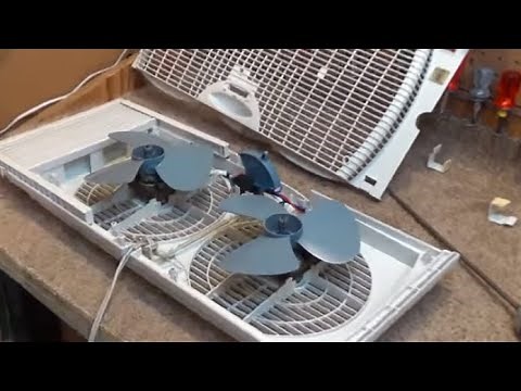 Holmes HAWF2021 Twin Window Fan Repair | One Fan Not Running Properly