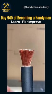 Remember this trick! An easy way to attach the connector to the cable. #short #electric Follow @handyman.academy for more . . . . . . #handyman #handymanservices #homeimprovement #diy #contractor #painting #tvmounting #construction #renovation #plumbing #homerepair #home #furnitureassembly #carpentry #electrician #homerenovation #roofing #maintenance #flooring #repairs #tools | Handyman academy