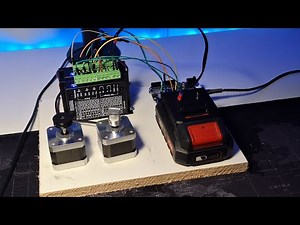 2 stepper motors with tb6600 drivers and arduino uno