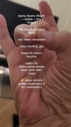 Apana Mudra and Benefits(Full explanation in description)