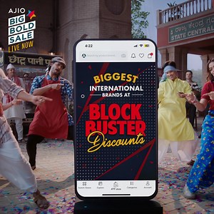 275K views · 3.4K reactions | Premium brands at prices that wow. AJIO Big Bold Sale offers blockbuster discounts. Download the app and Shop now. | AJIOlife | Facebook