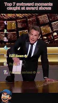 Top 7 awkward moments caught at award shows